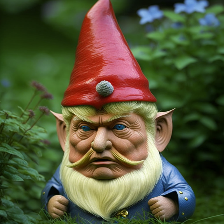 Gnomes of the Rich and Famous Digital and AI Art