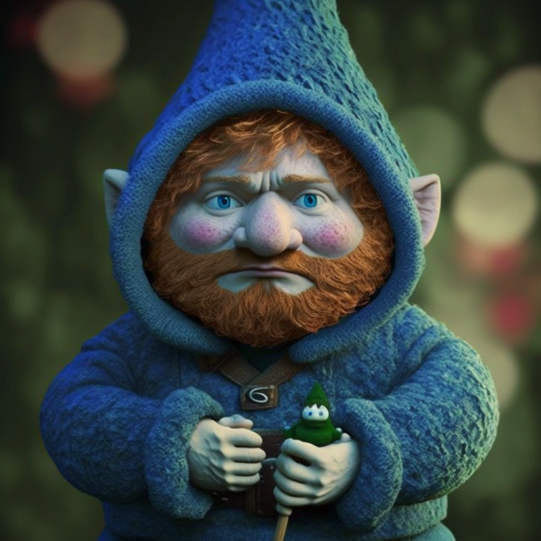 Gnomes of the Rich and Famous Digital and AI Art