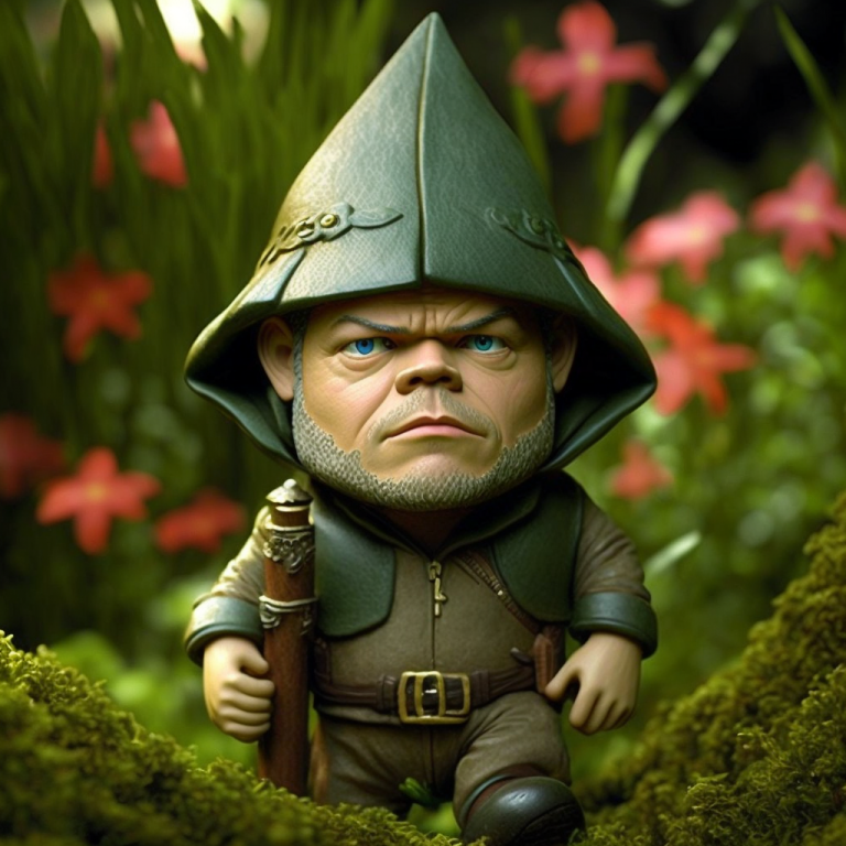Gnomes of the Rich and Famous Digital and AI Art