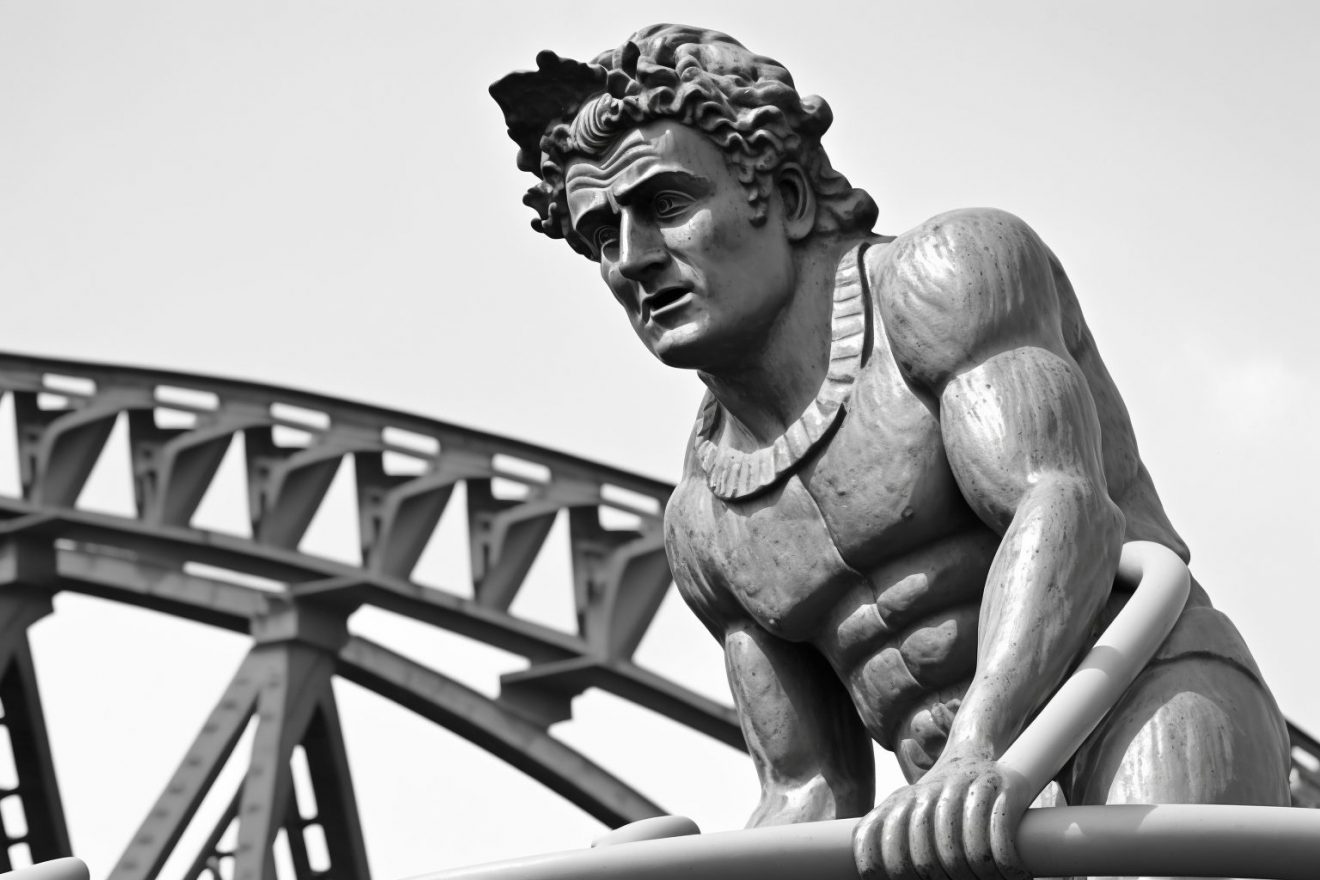 The Statue of David takes a vacation Digital and AI Art