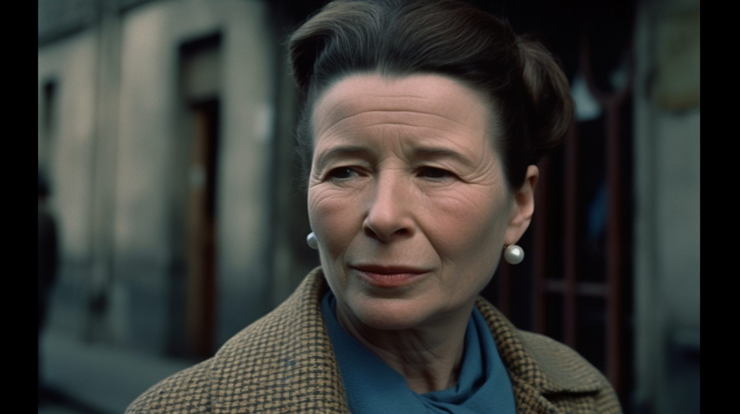 Simone de Beauvoir “One is not born, but rather a woman